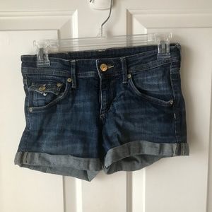 Denim shorts